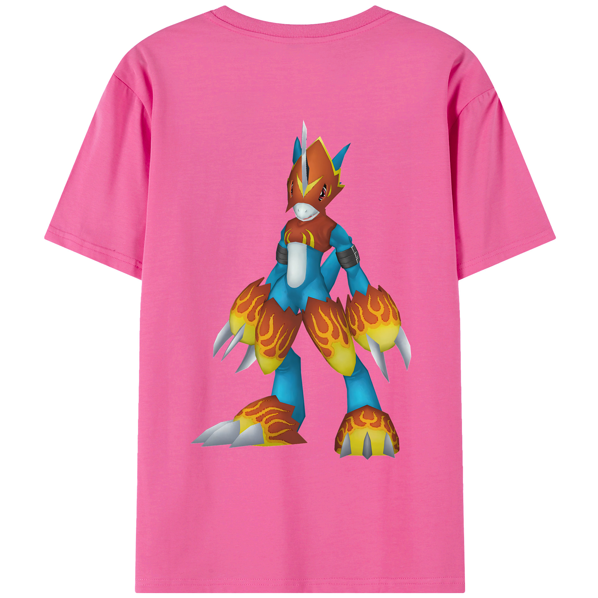 （画像用） Digimon デジタルモンスター/デジモン レディース半袖Tシャツ(バックプリント)